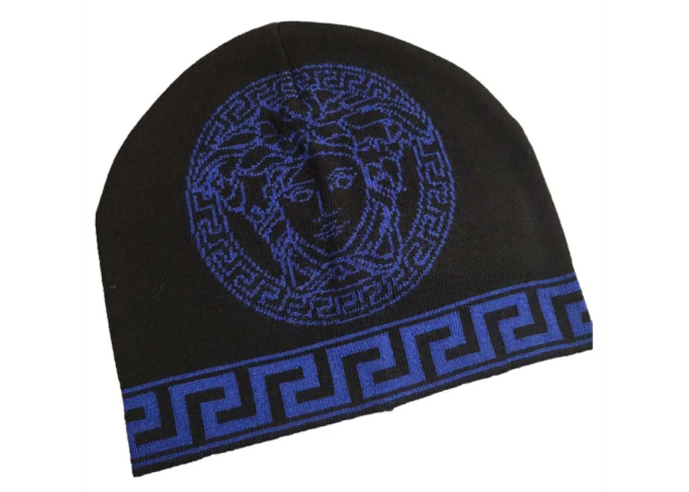 Versace Medusa Beanie Black/Blue - 1