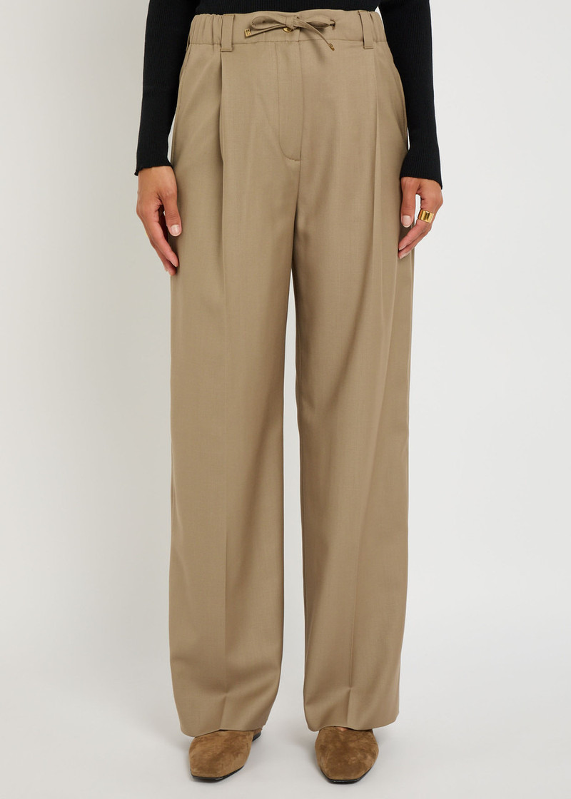 Moncler Moncler Straight-leg Wool Trousers outlook