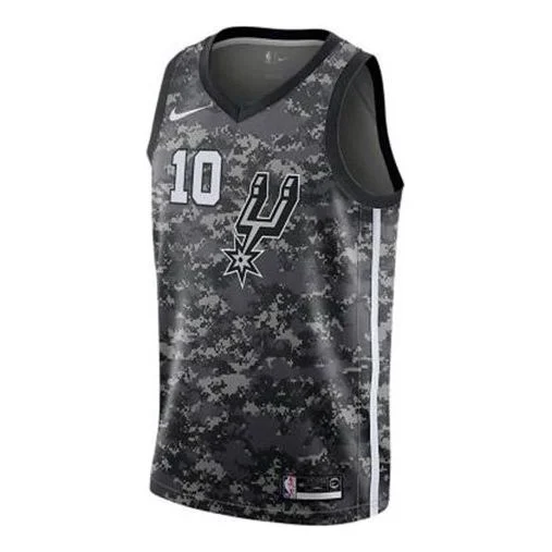 Nike NBA City limited Jersey SW Fan Edition 2018-19 Season Spurs Black Camouflage AJ4644-014 - 1