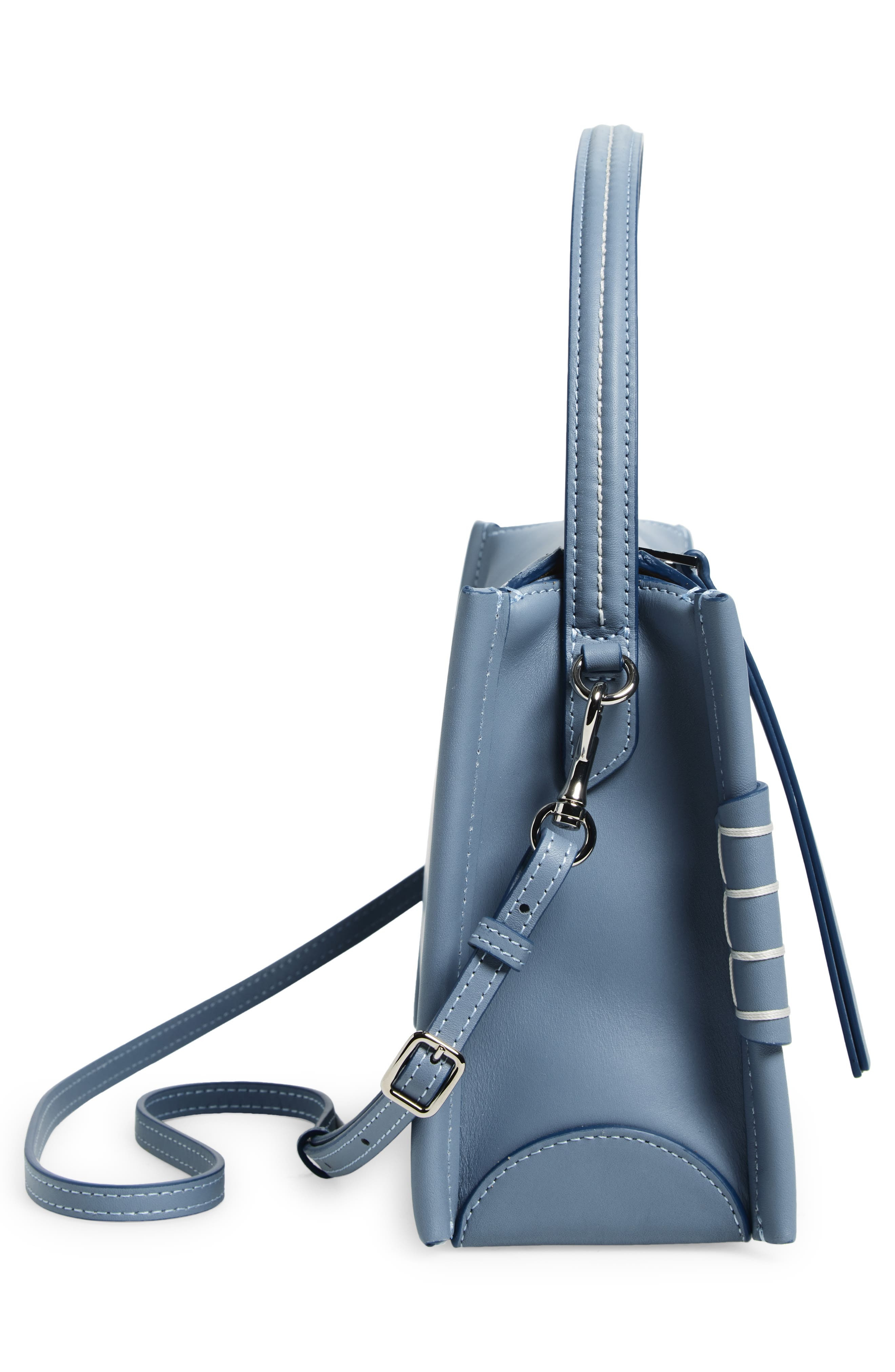 JW Anderson Loafer Leather Top Handle Bag in Powder Blue 805 at Nordstrom - 5