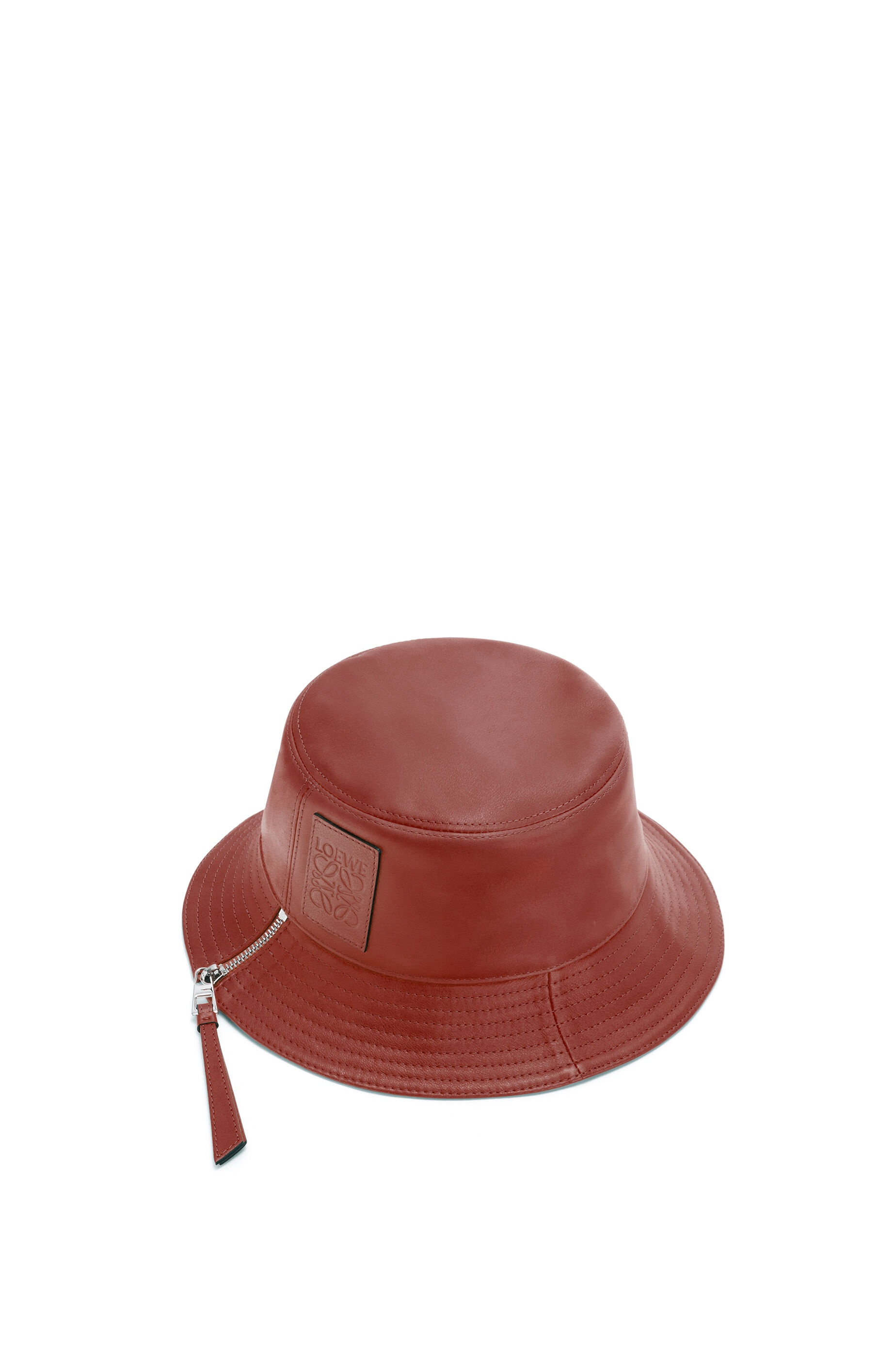 Fisherman hat in nappa calfskin - 4