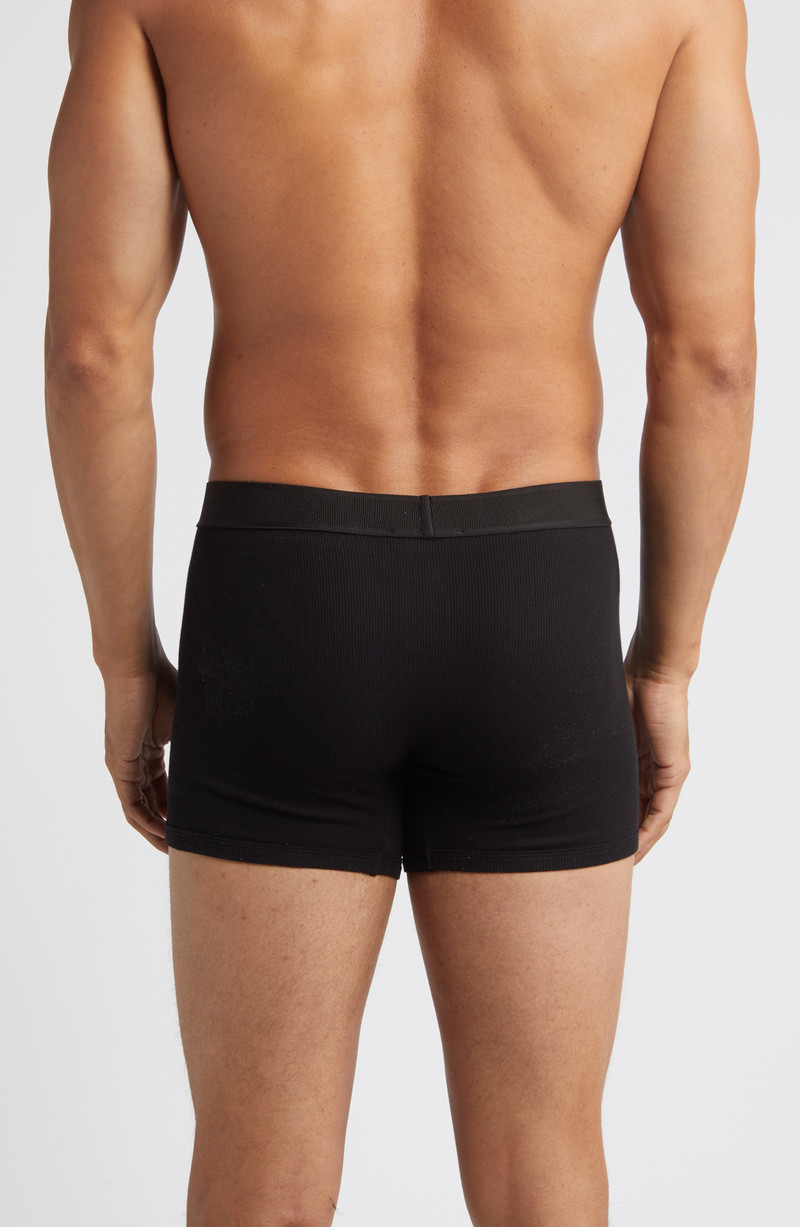 VERSACE '90s Logo Cotton Rib Trunks outlook