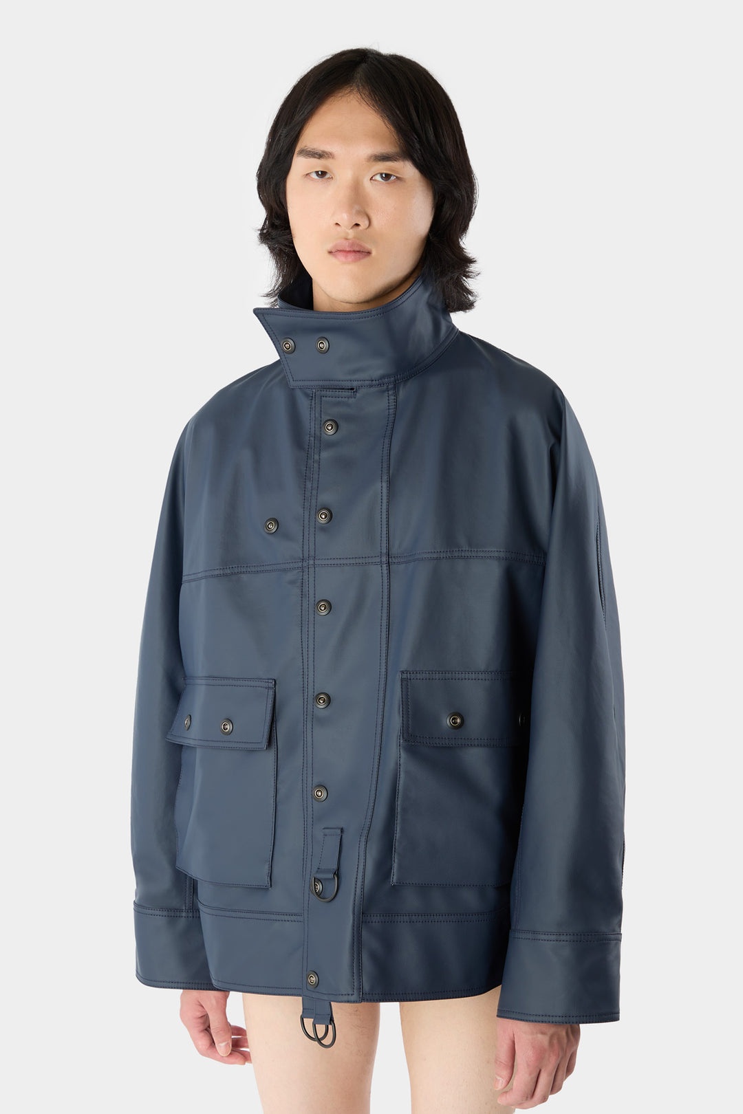 SHORT PINO JACKET / dark navy - 2