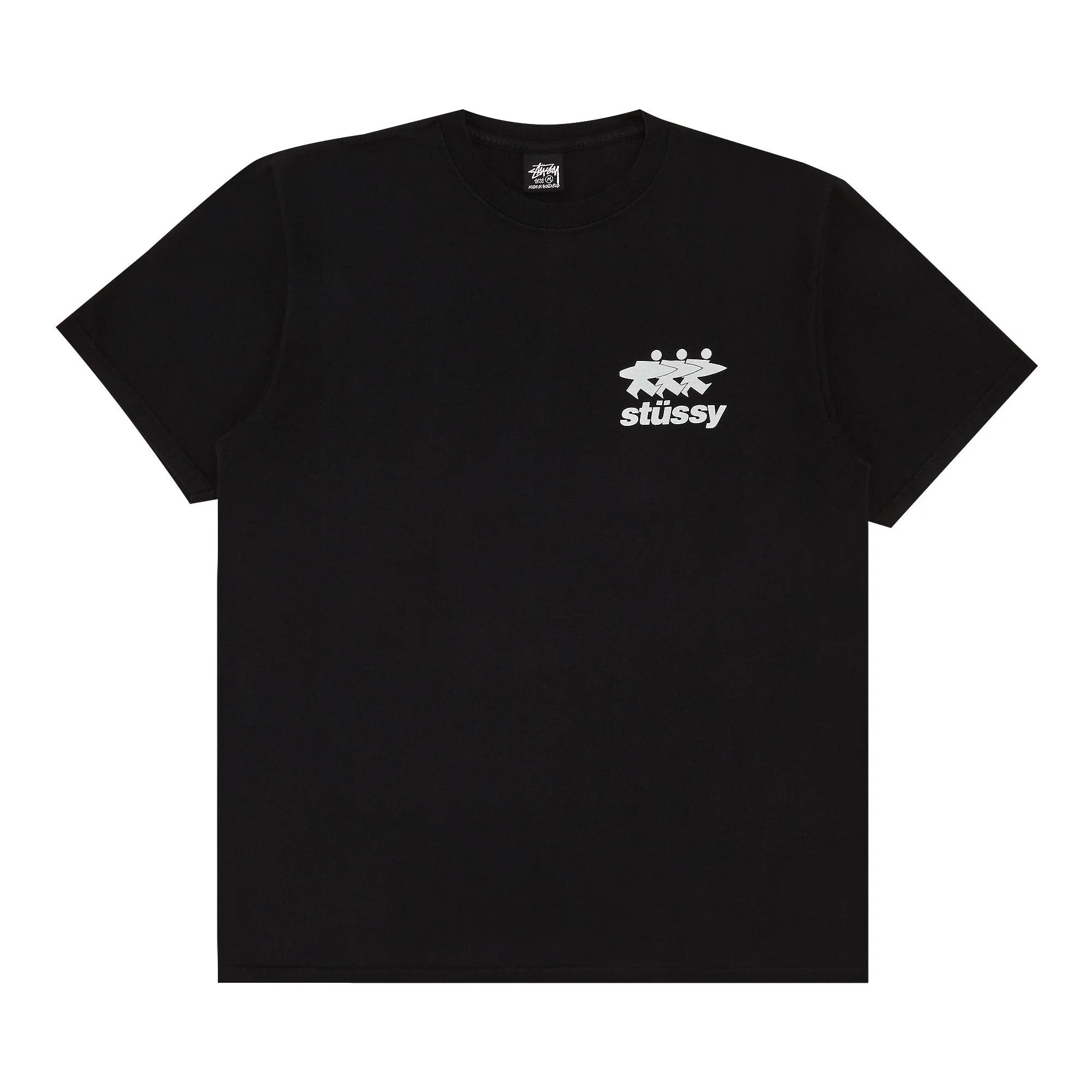 Stussy Surfwalk Tee 'Black' - 1