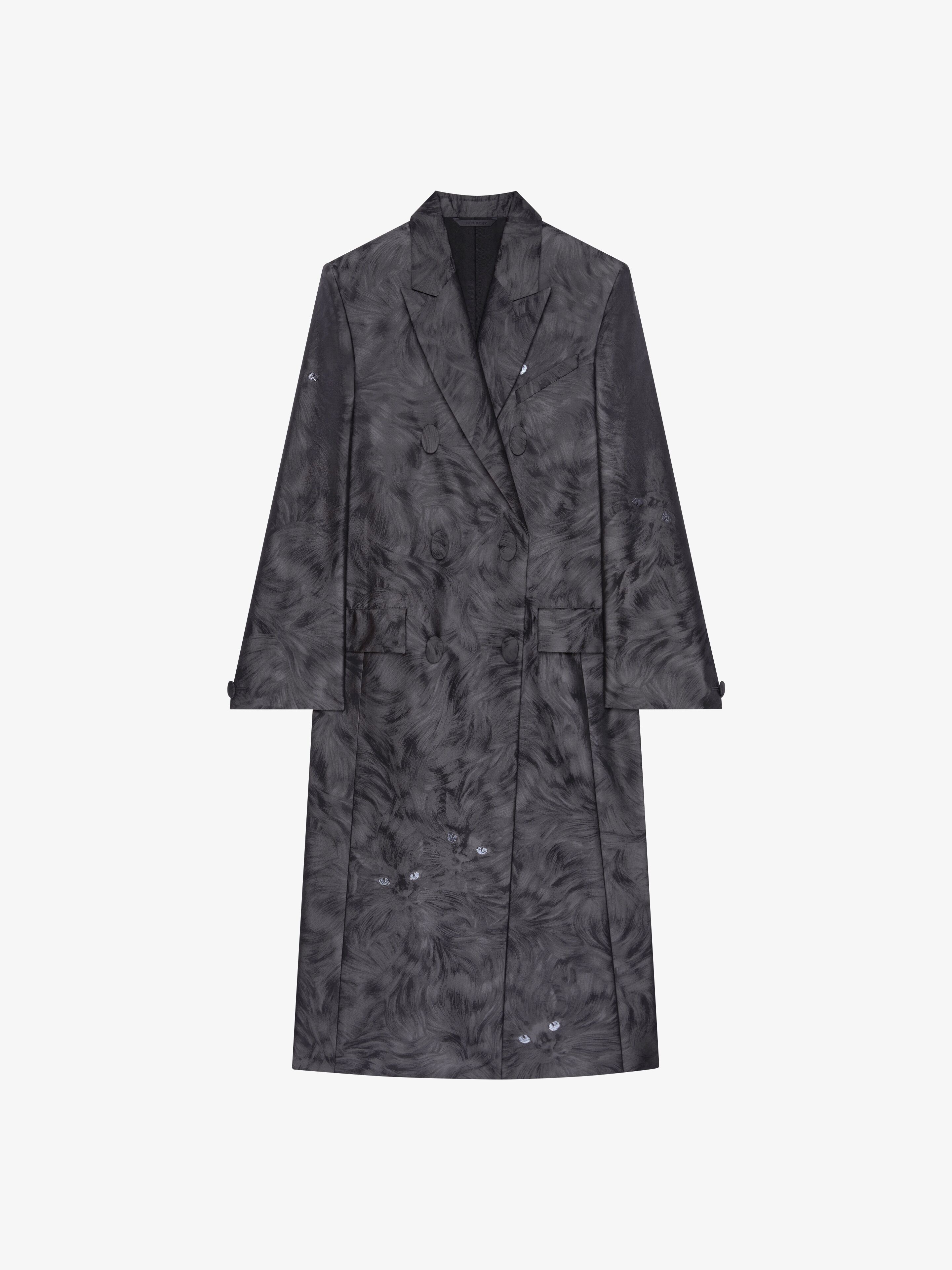 COAT IN CAT JACQUARD - 1