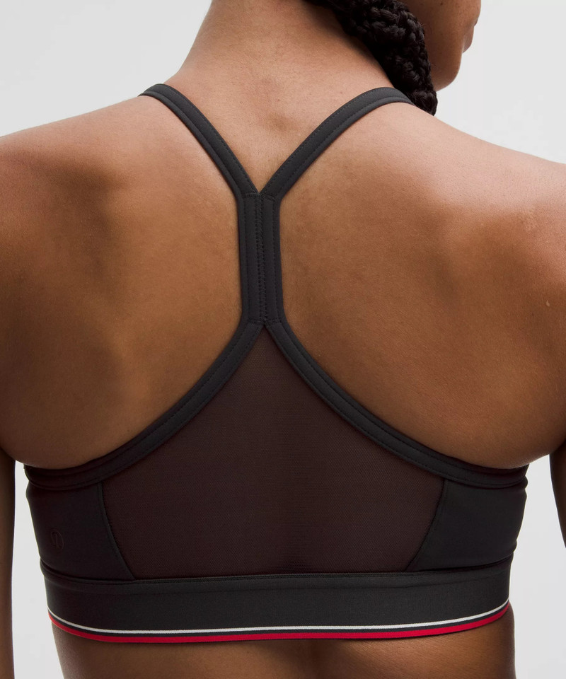 Flow Y Mid-Support Bra Logo *B/C Cup 5