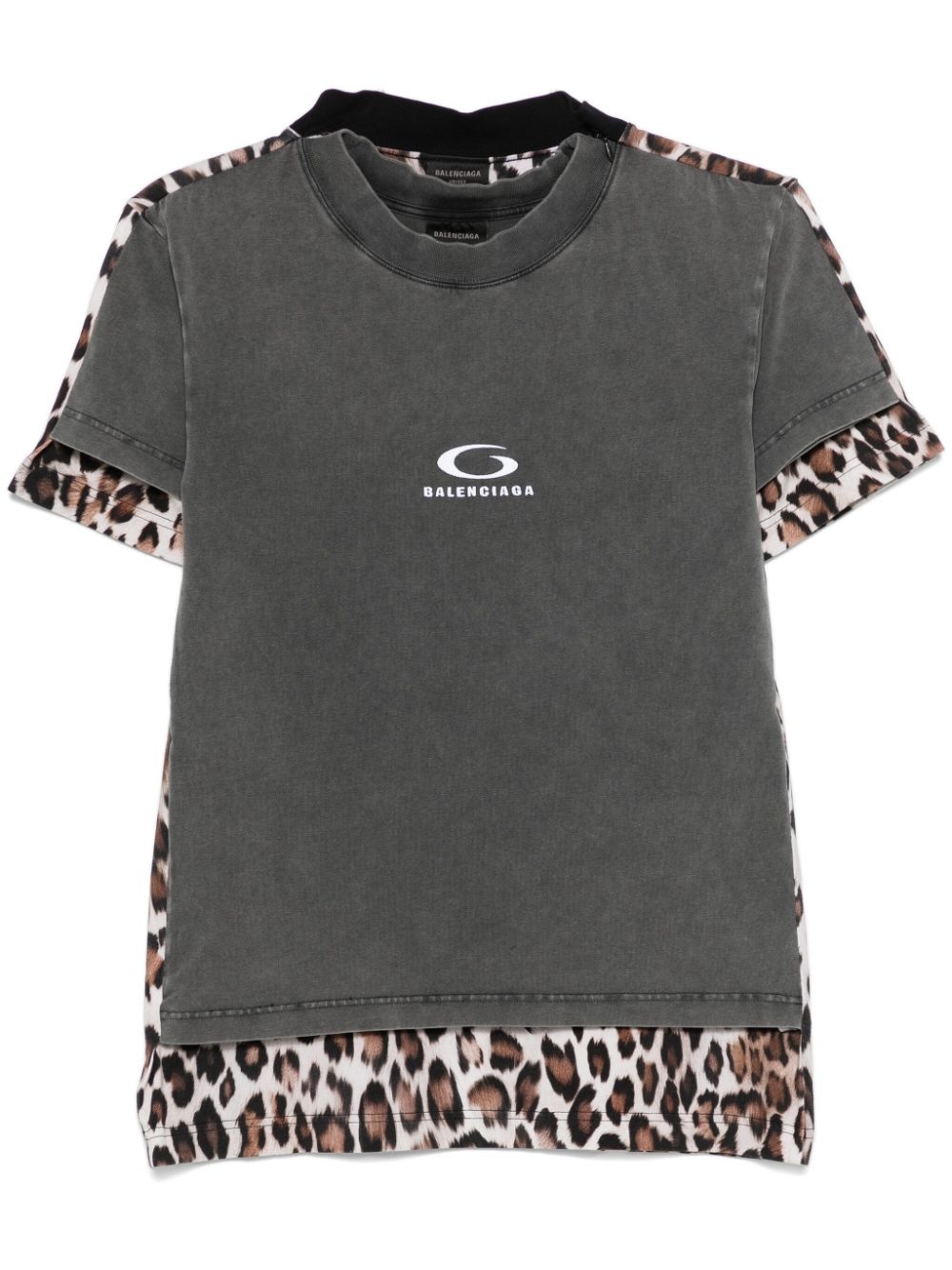 leopard-print T-shirt - 1