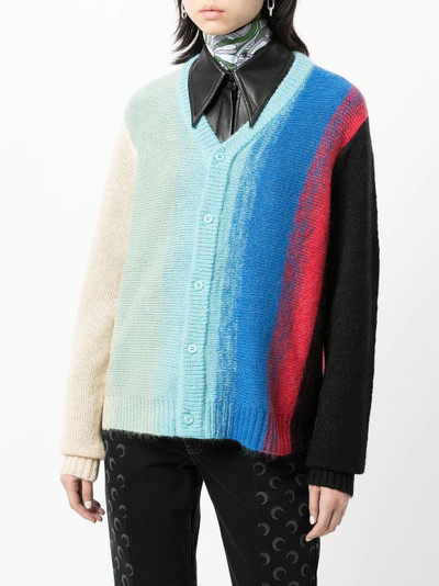Raf Simons printed funnel neck scarf outlook
