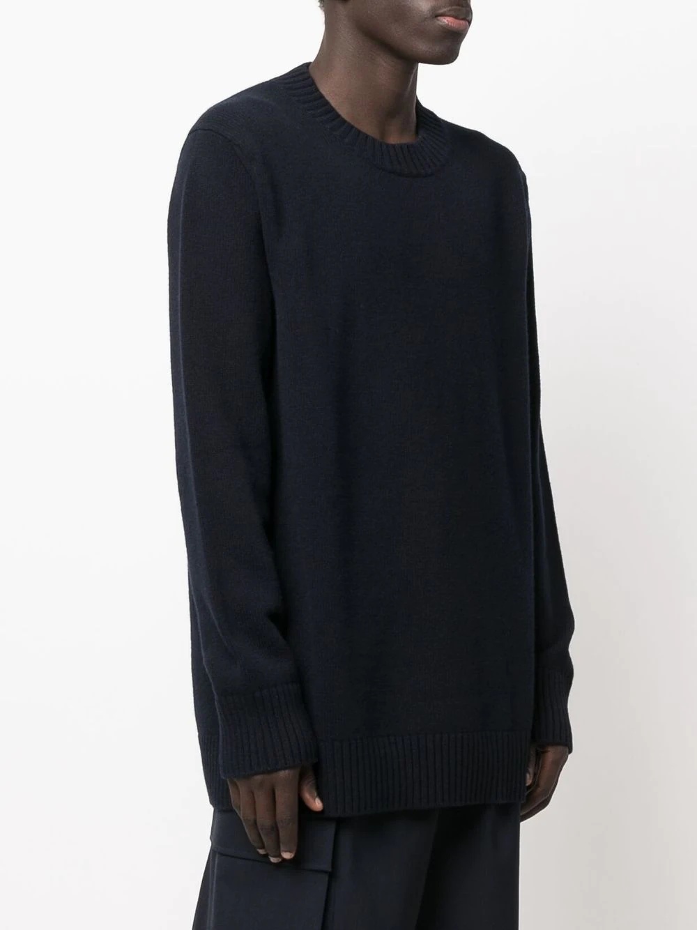 wool crew-neck jumper - 3