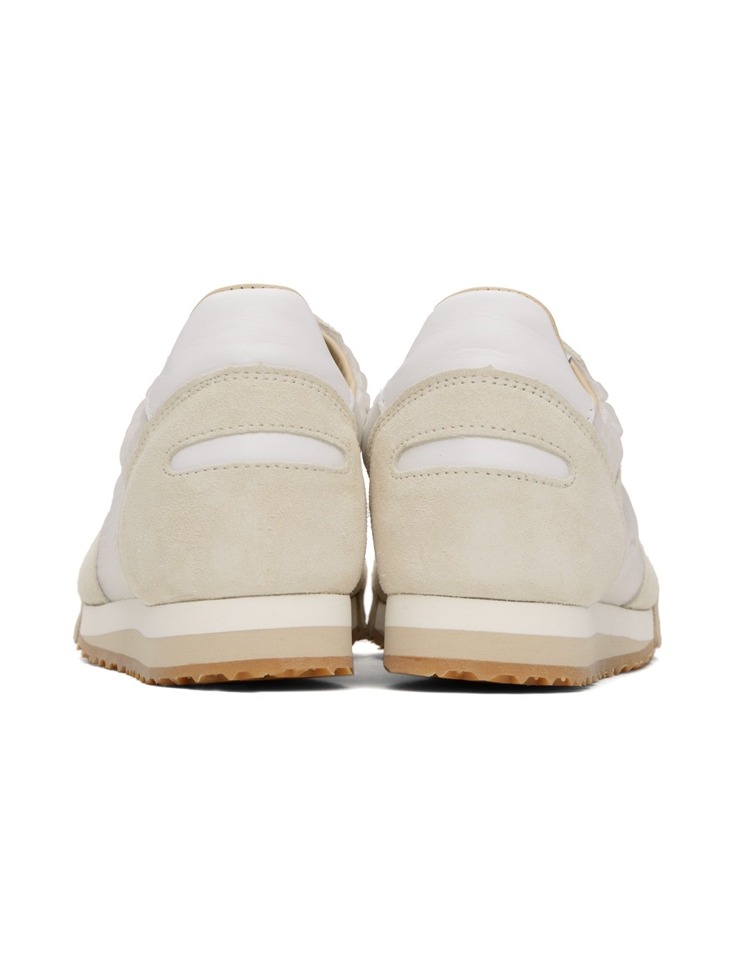 White & Beige Pitch Low Sneakers - 2