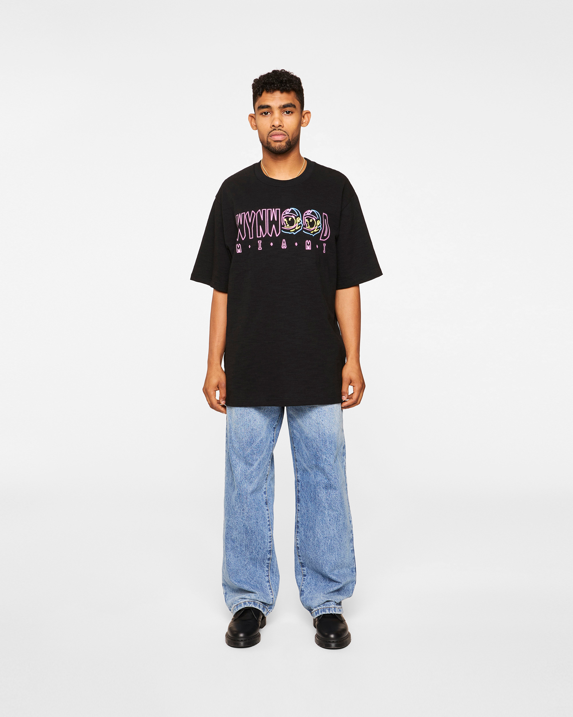 WYNWOOD NEON LOGO SLUB TEE - 3