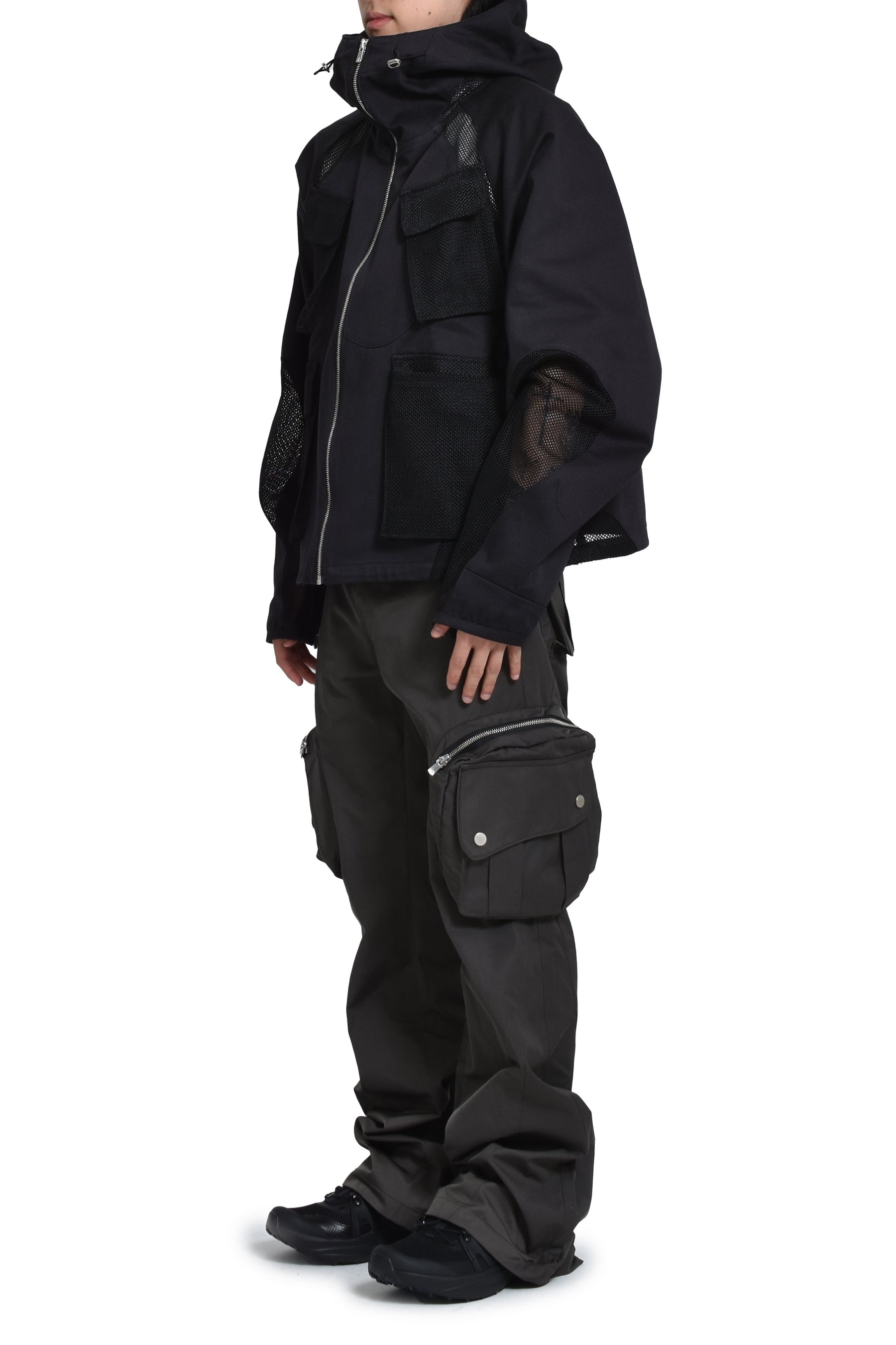 AIRE MULTI MESH POCKET JACKET / BLK - 4