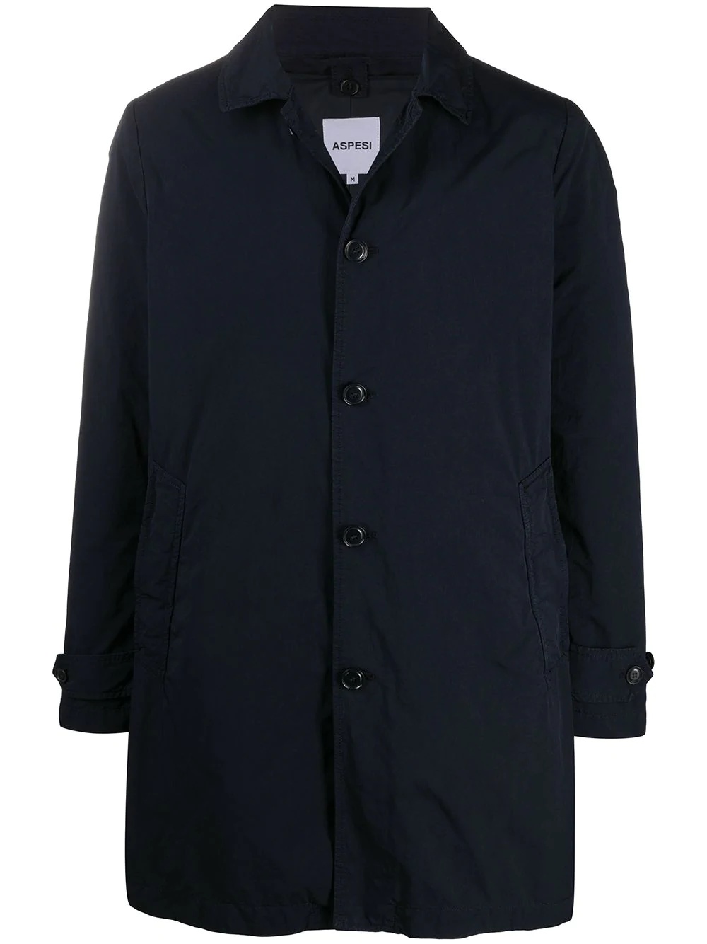 navy shirt jacket - 1