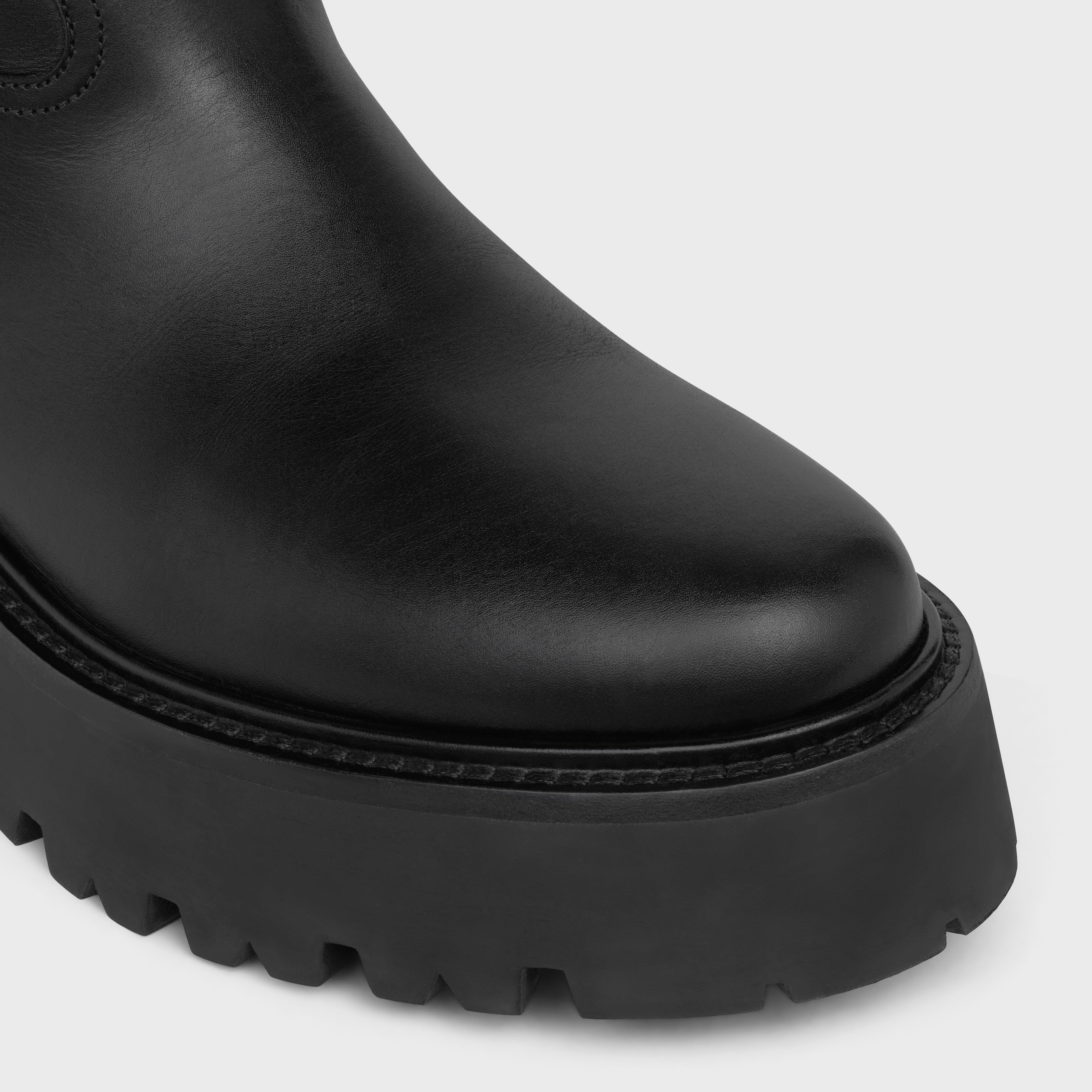 Celine bulky buckled high boot in Calfskin - 4