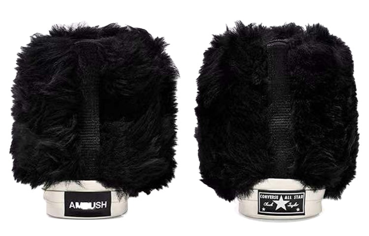 Converse AMBUSH x Chuck 70 High 'Fuzzy - Black Egret' 170586C - 4