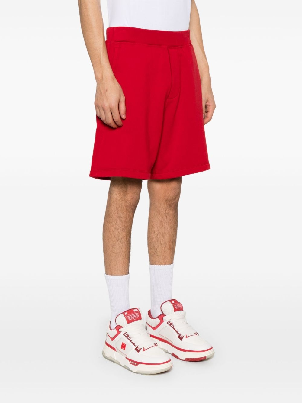 jersey-texture track shorts - 3