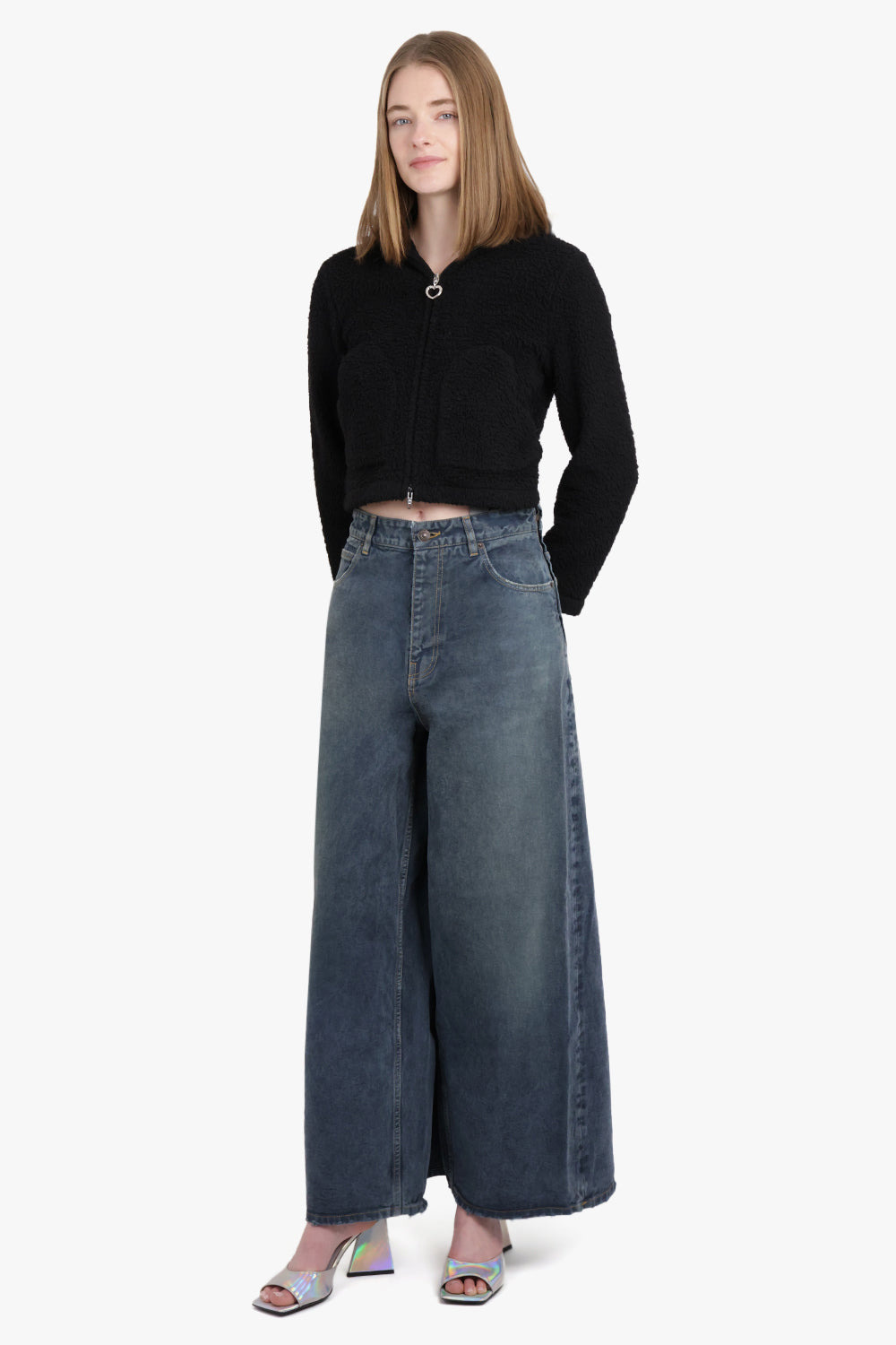 APRON PANT SKIRT | OCEAN BLUE - 2