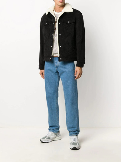 Maison Kitsuné corduroy trucker jacket outlook