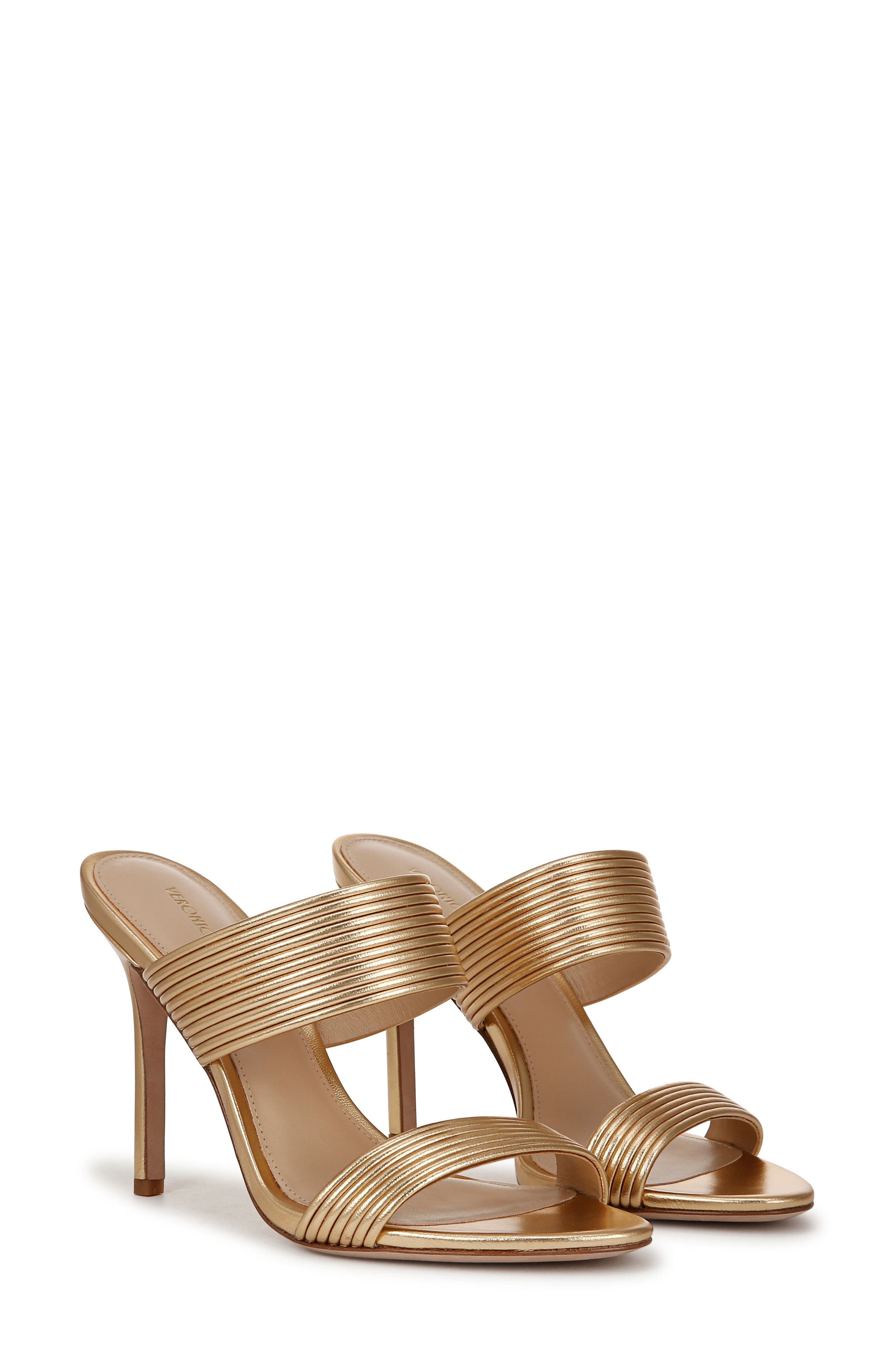 Veronica Beard Asha Sandal in Pale Gold at Nordstrom - 8