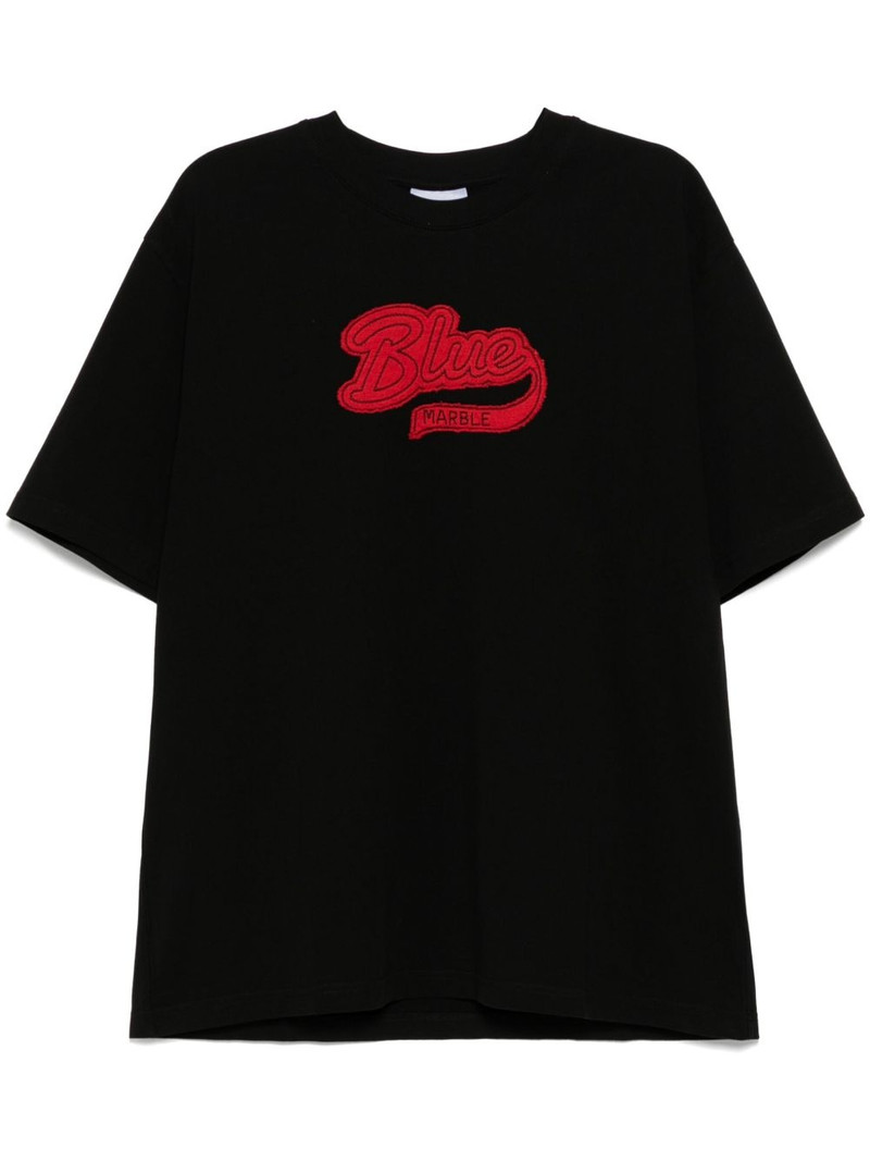 logo patch T-shirt 1