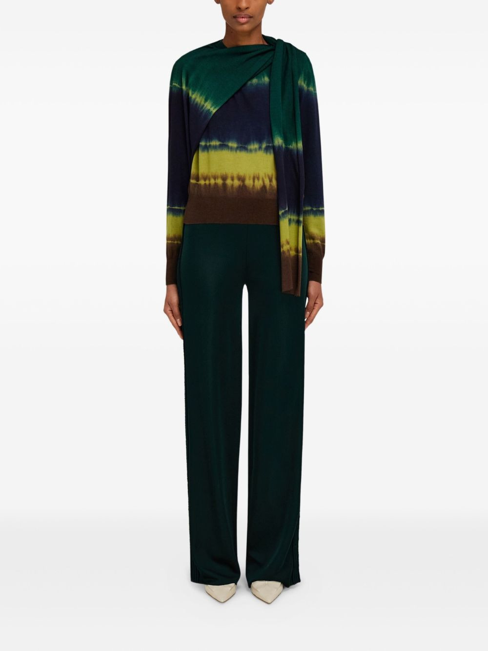 tie-dye print pullover - 2