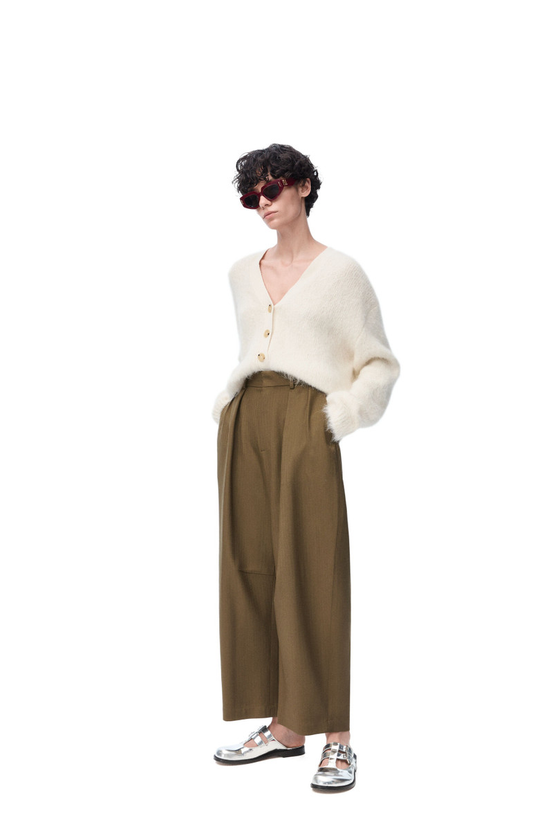Loewe Cardigan in alpaca and wool blend outlook