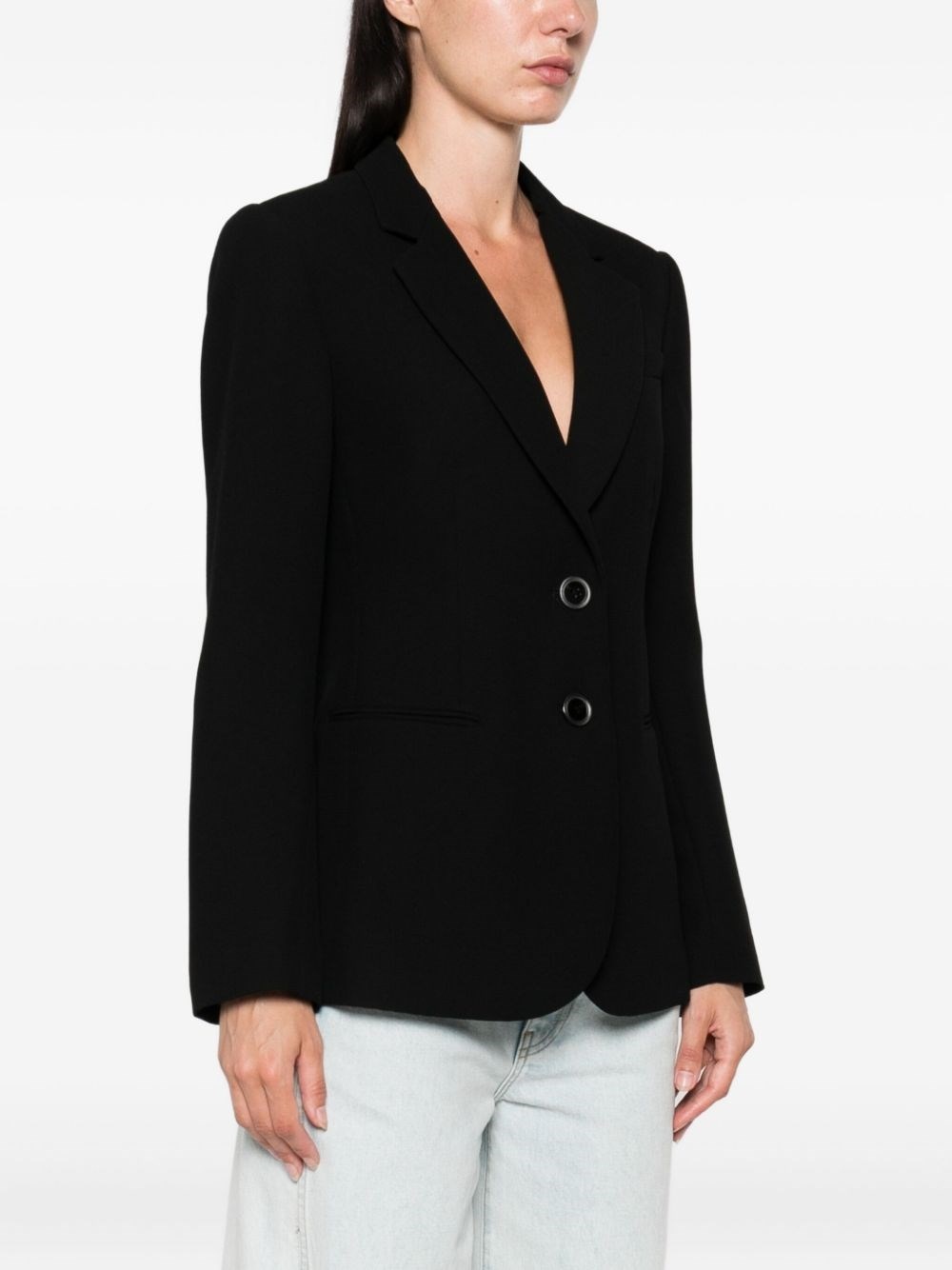 Single-breasted blazer jacket - 4