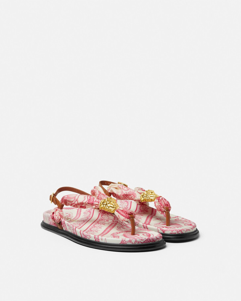 VERSACE Underwater Barocco La Medusa Sandals outlook