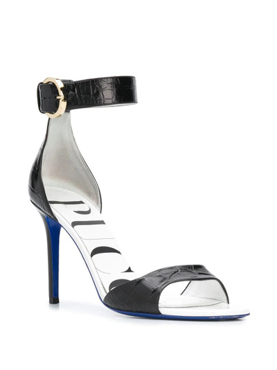 EMILIO PUCCI x Koché crocodile-effect sandals outlook