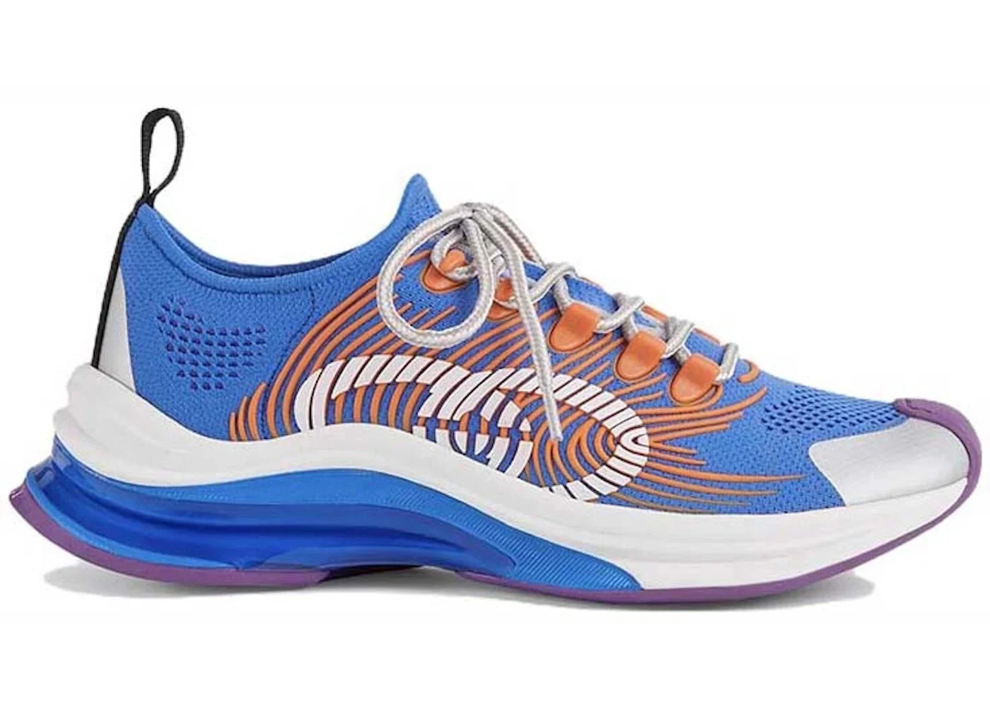 Gucci Monogram Sneakers Blue Orange (Women's) - 1