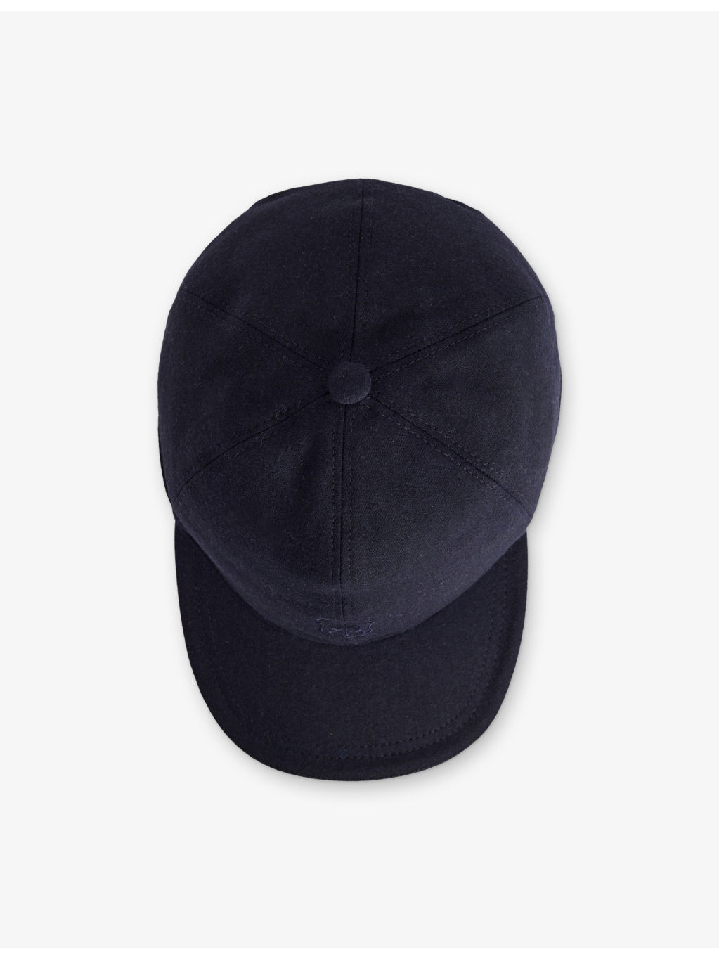 Logo-Embroidered Wool and Cashmere-Blend Baseball Cap - 4