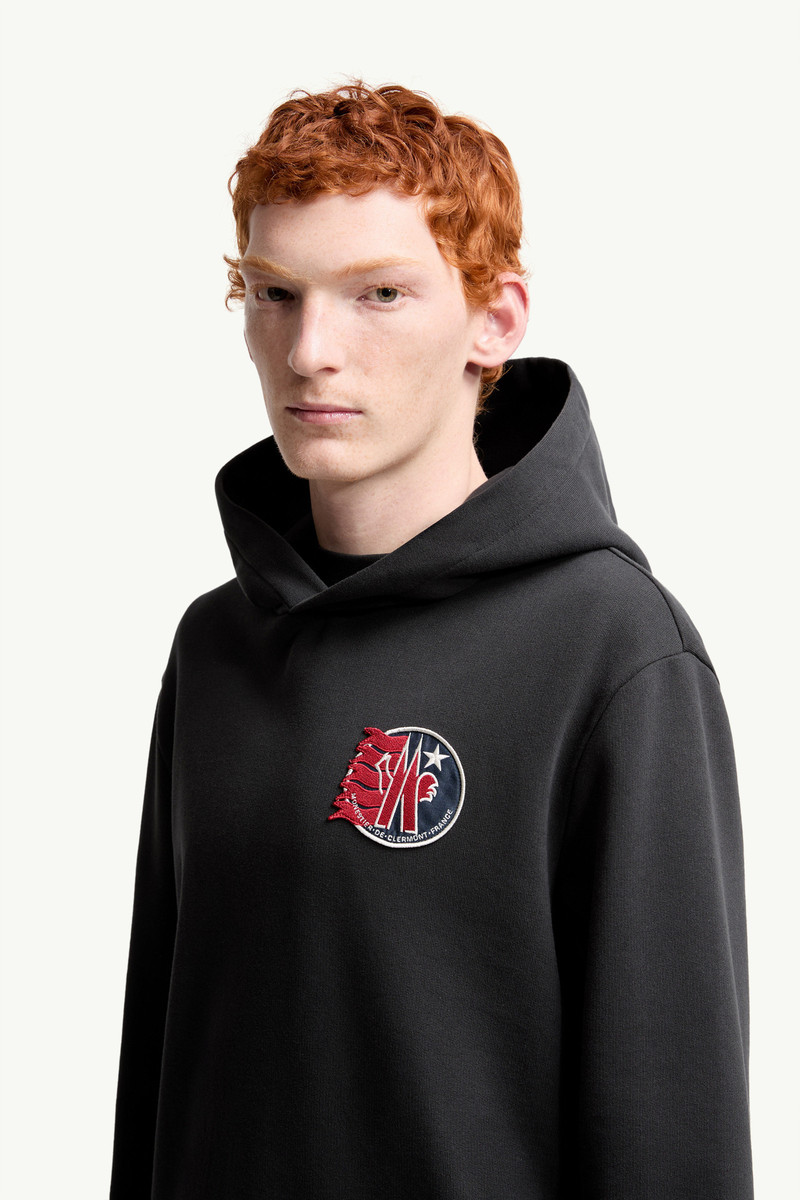 Star Logo Patch Cotton Hoodie 4