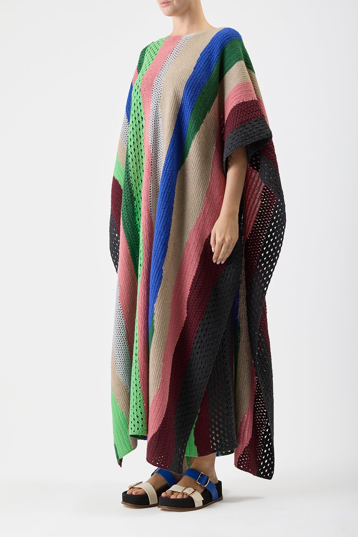 Alira Knit Poncho in Cashmere - 4