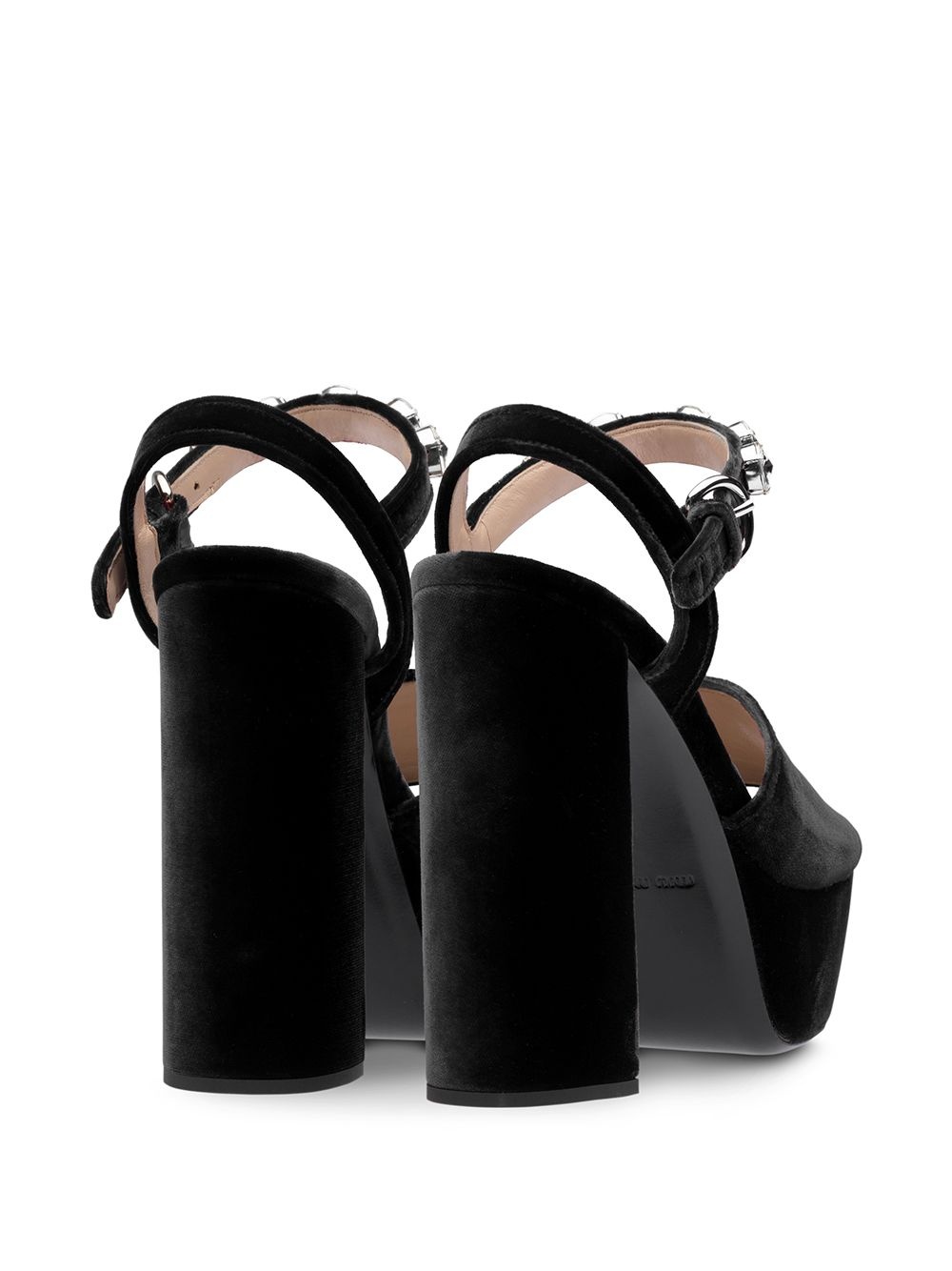 crystal-embellished 130mm sandals - 3