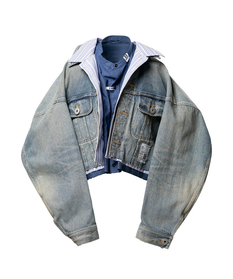 Triple Layered Denim Jacket 14