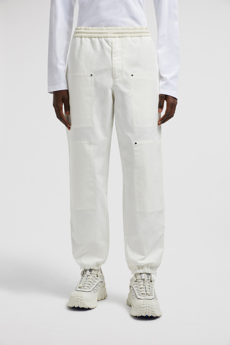 Embroidered Logo Cotton Jogging Pants 3