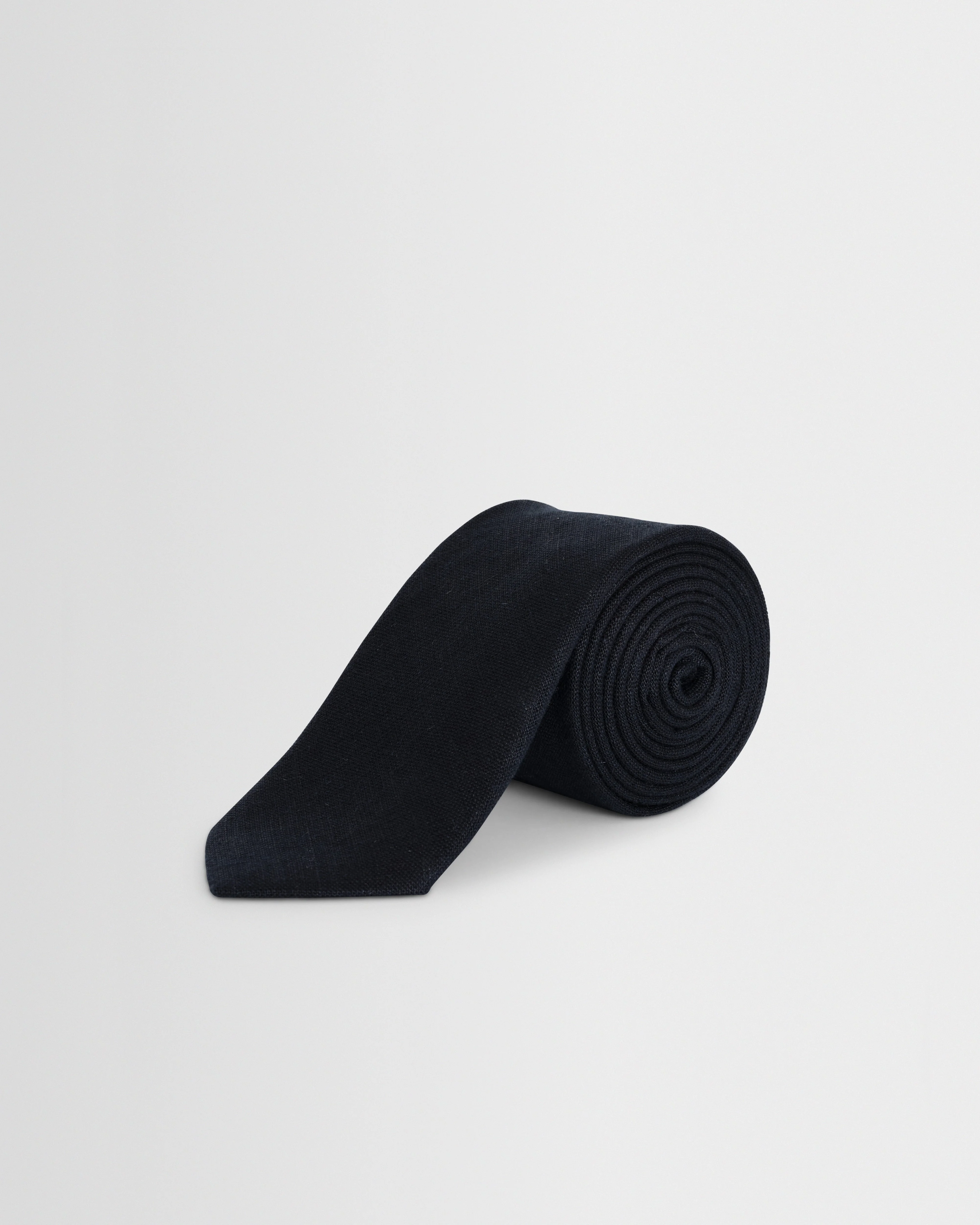 Pavillion - Navy Linen Tie - 1