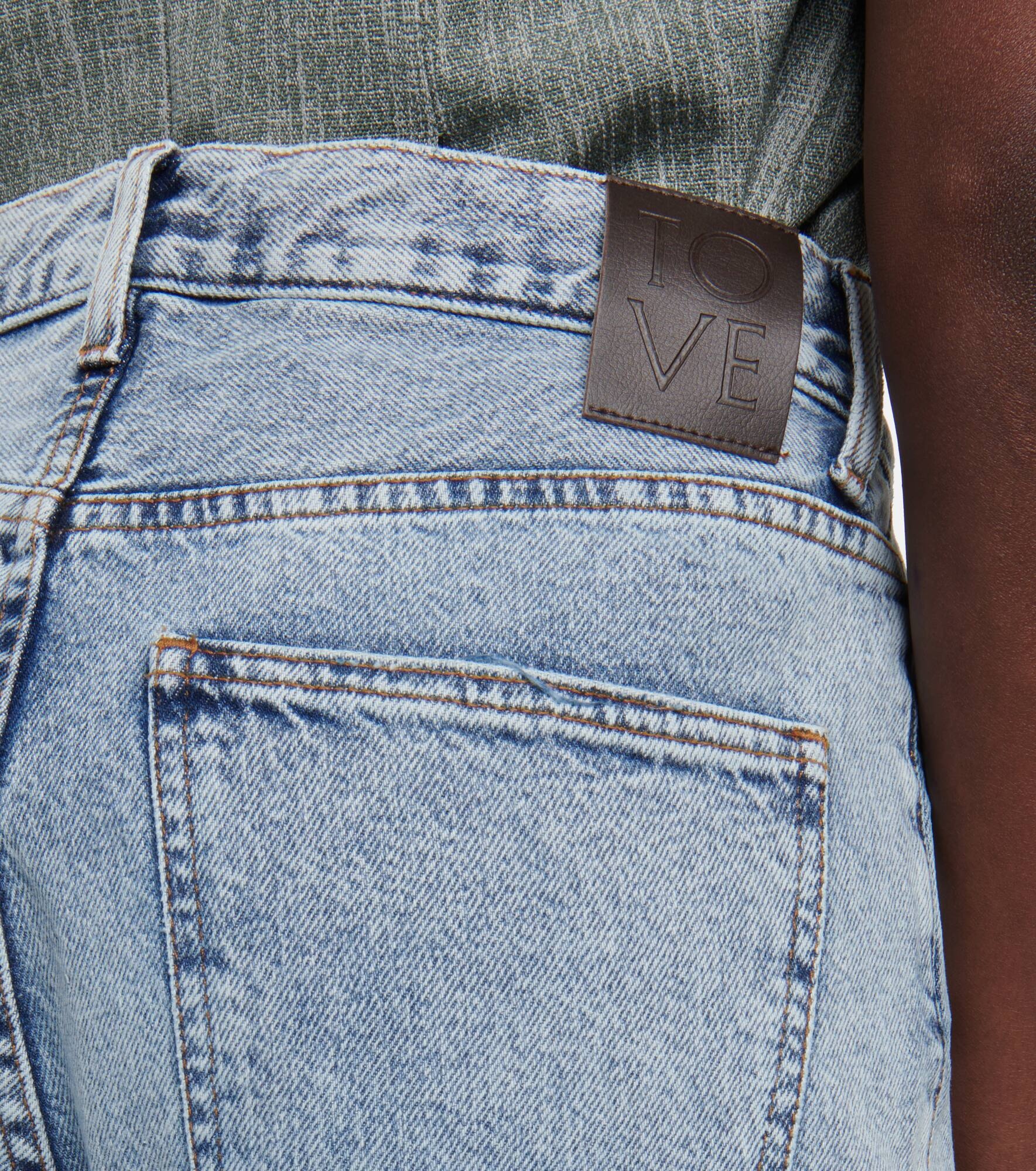 【関税込み】TOVE ブルー Sofie リラックスレッグ ジーンズ TOVE Sofie Wide-Leg Jeans in Blue | endource