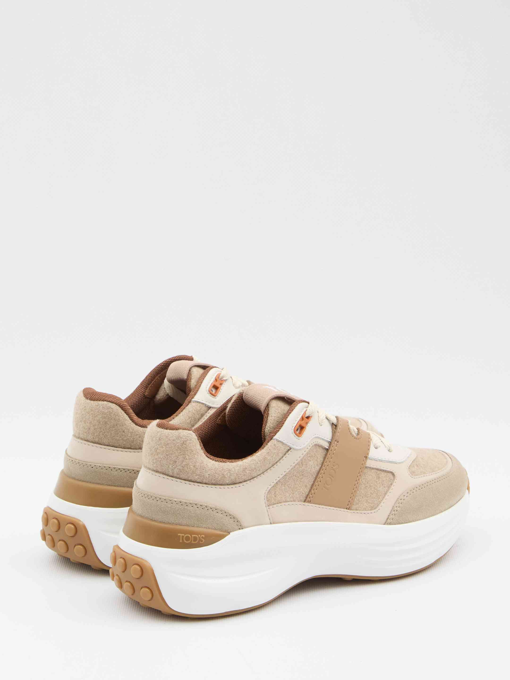 Tod's Women Sneakers In Fabric And Suede Leather - 3