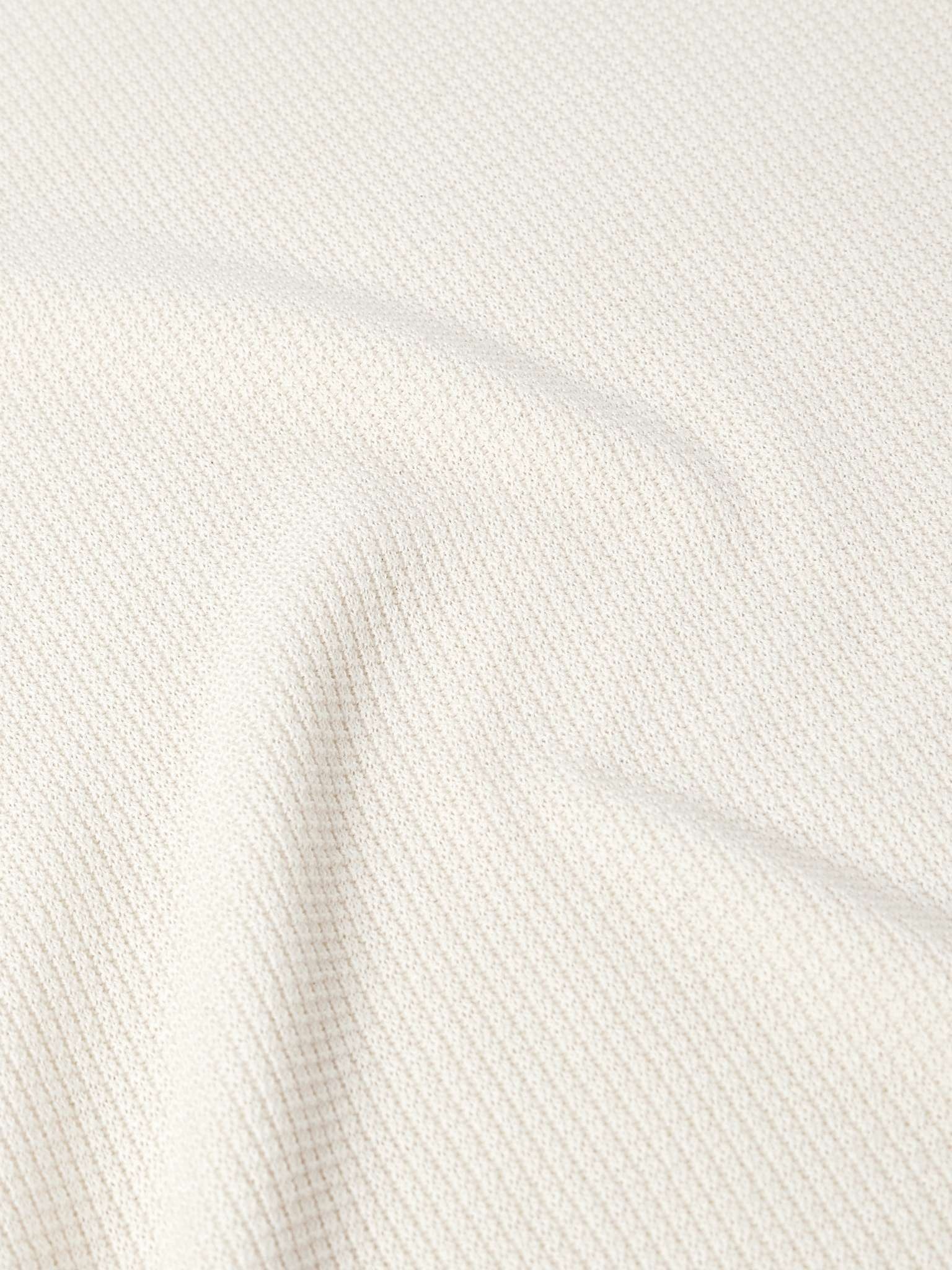 Waffle-Knit Cotton and Silk-Blend Sweatshirt - 5