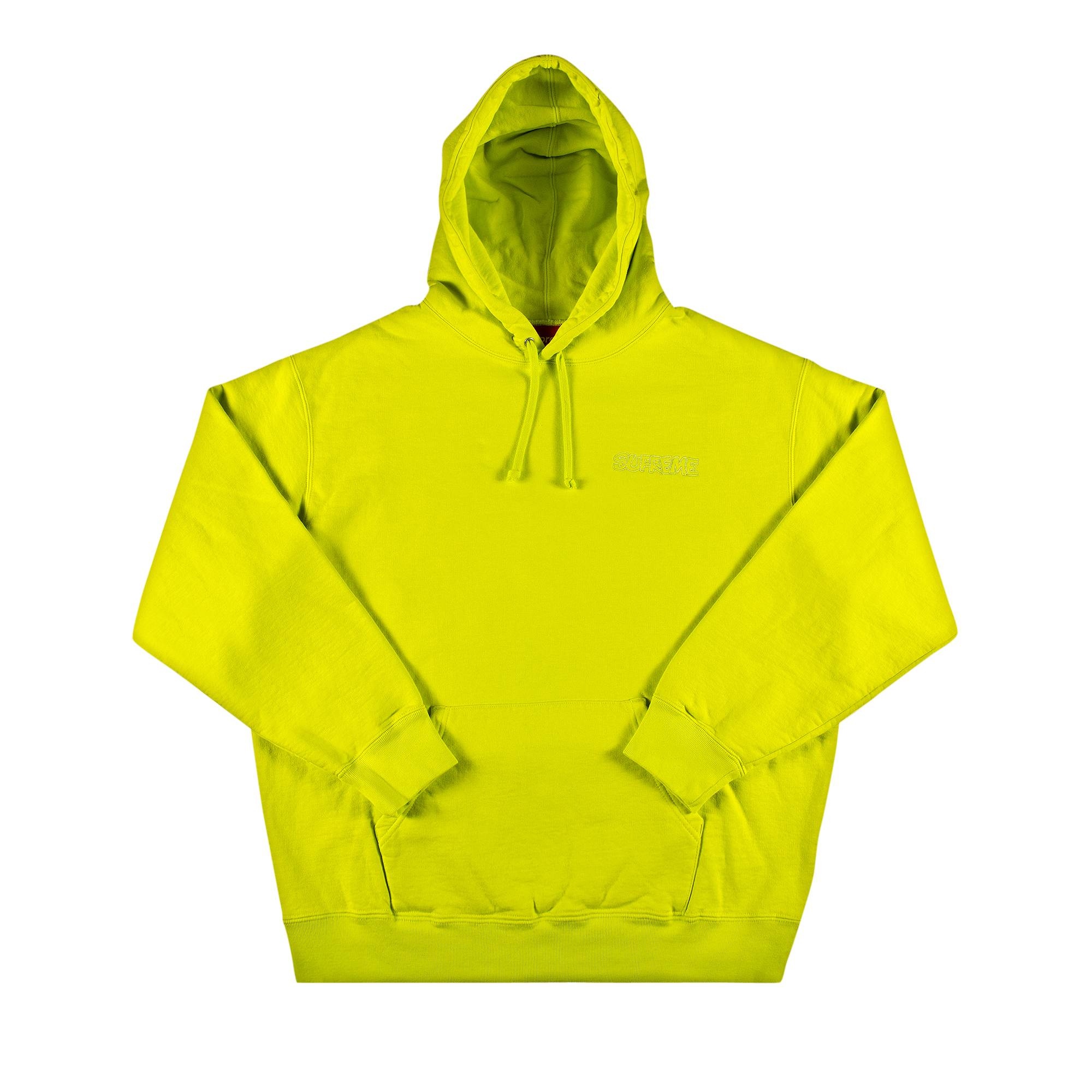 Supreme Supreme x Smurfs Hooded Sweatshirt 'Acid Green