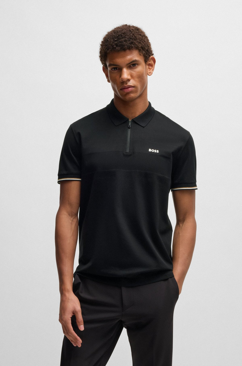STRUCTURED-COTTON POLO SHIRT 와 ZIP NECK 2
