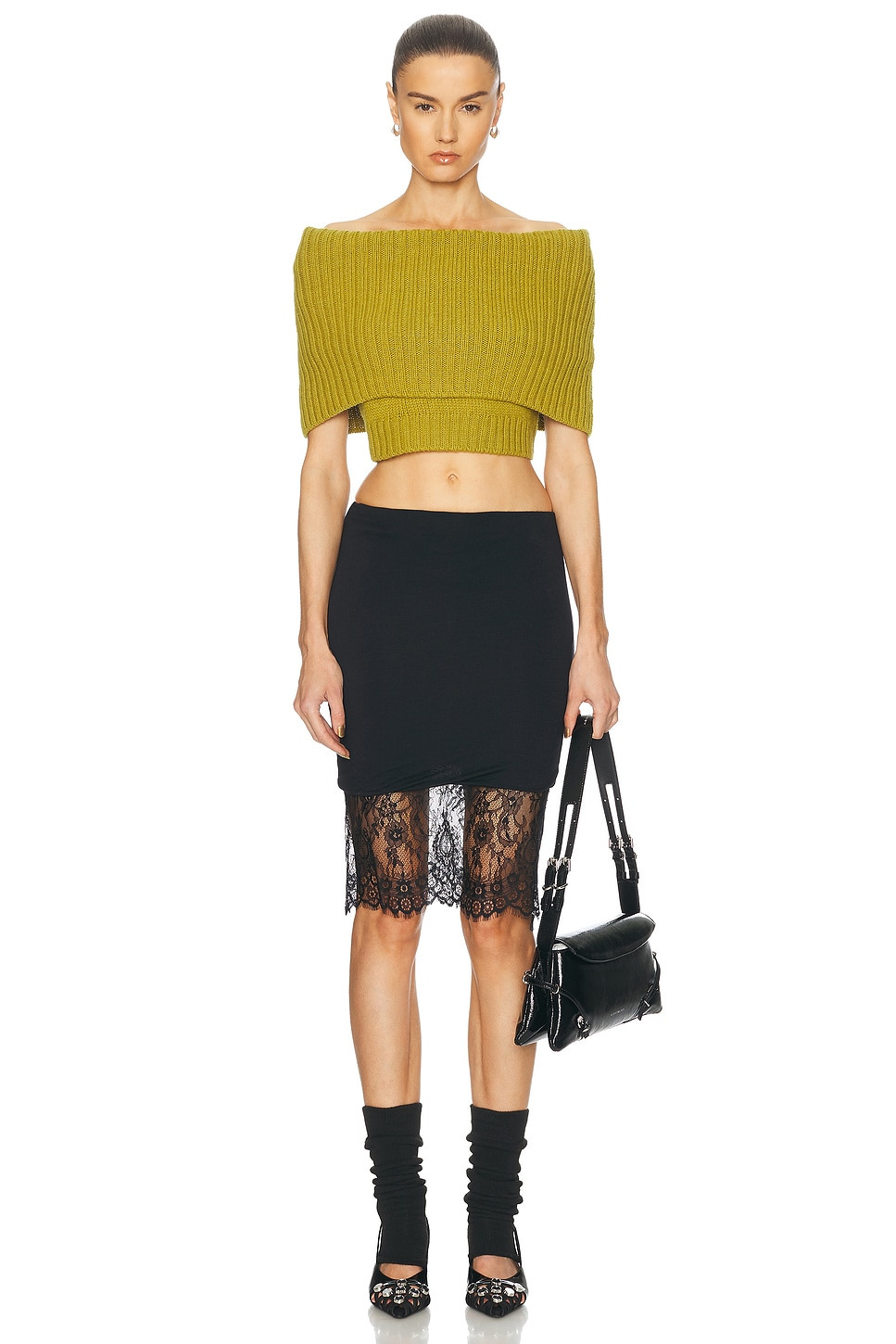 T Shirt Turtleneck Sweater - 4