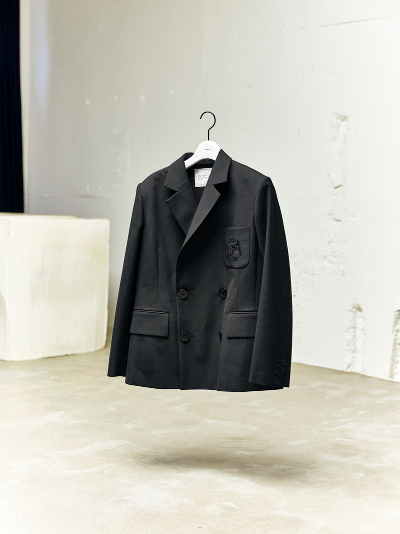 sacai Emblem Suiting Jacket outlook
