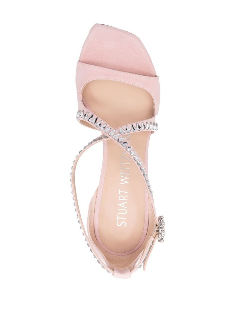 crystal-embellished 110mm sandals - 4