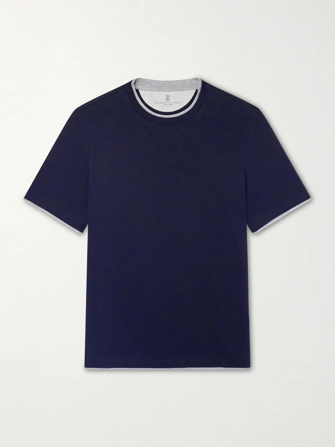 Layered Cotton-Jersey T-Shirt - 1