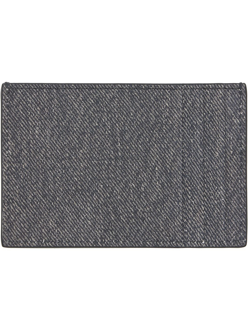 Bottega Veneta Gray Cassette Slim Flap Card Holder outlook