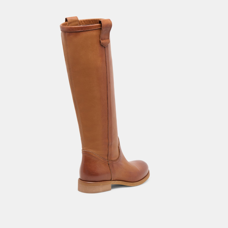 RAMZY BOOTS COGNAC LEATHER 8