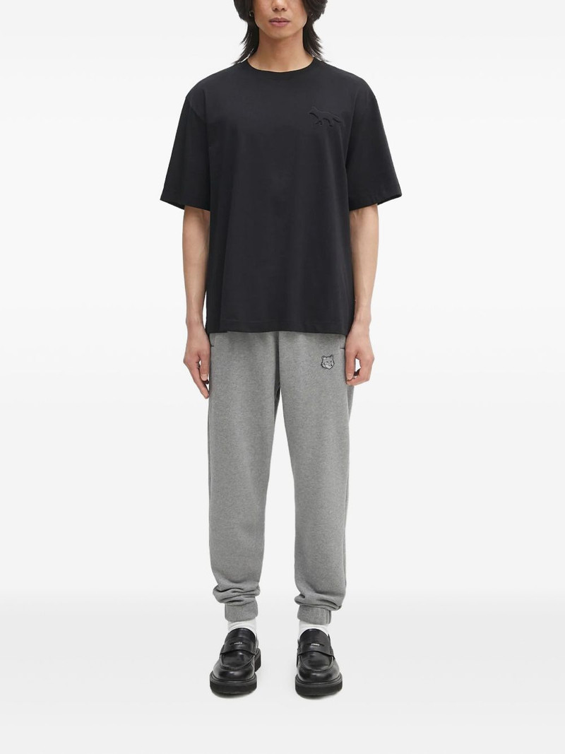 Maison Kitsuné fox-embroidered joggers outlook