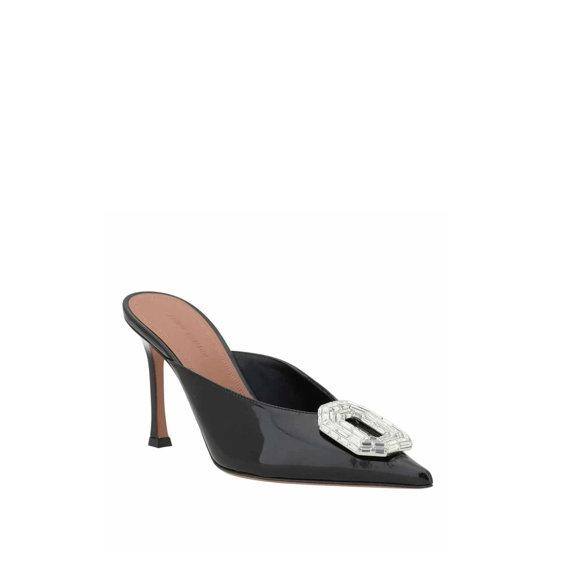 Amina Muaddi Camelia Patent 90 Mules Women - 2